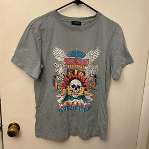 Zutter Adult T-shirt Size Small Bluish/greyish